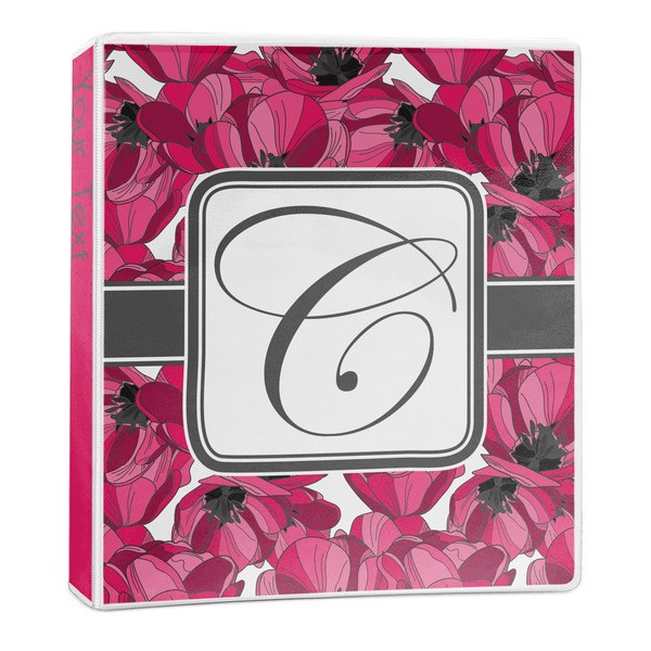 Custom Tulips 3-Ring Binder - 1 inch (Personalized)