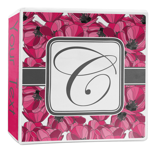 Custom Tulips 3-Ring Binder - 2 inch (Personalized)