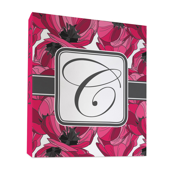 Custom Tulips 3 Ring Binder - Full Wrap - 1" (Personalized)