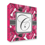 Tulips 3 Ring Binder - Full Wrap - 2" (Personalized)