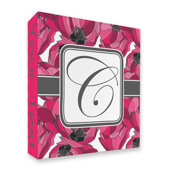 Custom Tulips 3 Ring Binder - Full Wrap - 2" (Personalized)