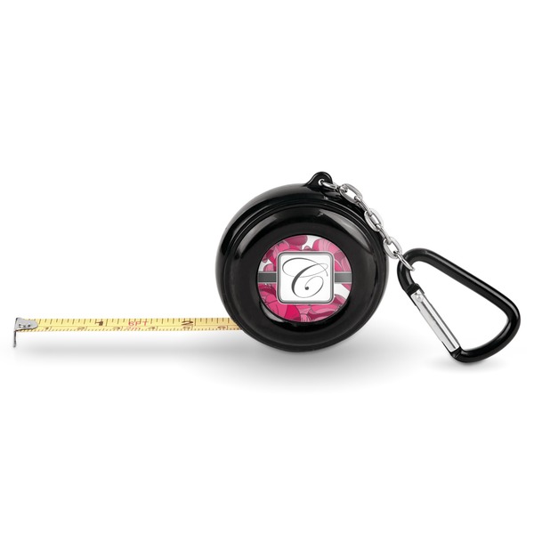 Custom Tulips Pocket Tape Measure - 6 Ft w/ Carabiner Clip (Personalized)