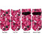 Tulips Adult Ankle Socks - Double Pair - Front and Back - Apvl