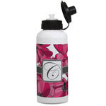 Tulips Water Bottles - Aluminum - 20 oz - White (Personalized)