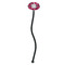 Tulips Black Plastic 7" Stir Stick - Oval - Single Stick