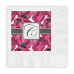 Tulips Embossed Decorative Napkins (Personalized)