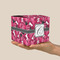 Tulips Cube Favor Gift Box - On Hand - Scale View