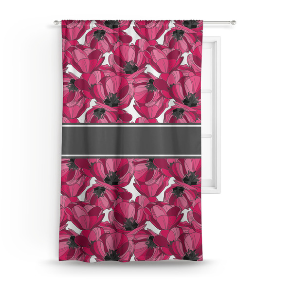 Custom Tulips Curtain Panel - Custom Size