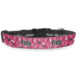 Tulips Deluxe Dog Collar - Toy (6" to 8.5") (Personalized)