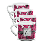 Tulips Double Shot Espresso Cups - Set of 4 (Personalized)