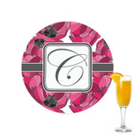 Tulips Printed Drink Topper - 2.15" (Personalized)