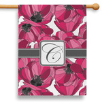 Tulips 28" House Flag - Single Sided (Personalized)