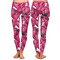 Tulips Ladies Leggings - Front and Back