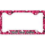 Tulips License Plate Frame - Style C (Personalized)