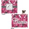 Tulips Microfleece Dog Blanket - Large- Front & Back