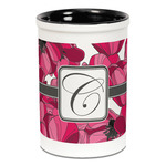 Tulips Ceramic Pencil Holders - Black