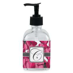 Tulips Glass Soap & Lotion Bottle - Single Bottle (Personalized)