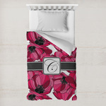 Tulips Toddler Duvet Cover w/ Initial