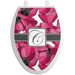 Tulips Toilet Seat Decal - Elongated (Personalized)