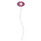 Tulips White Plastic 7" Stir Stick - Oval - Single Stick