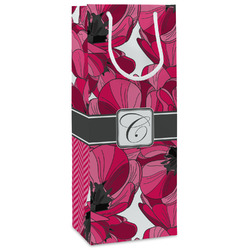 Tulips Wine Gift Bags - Gloss (Personalized)
