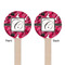 Tulips Wooden 6" Stir Stick - Round - Double Sided - Front & Back