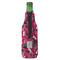 Tulips Zipper Bottle Cooler - BACK (bottle)