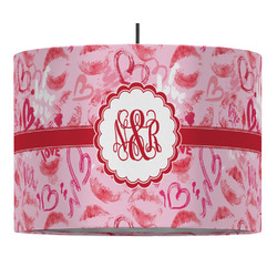 Lips n Hearts Drum Pendant Lamp (Personalized)