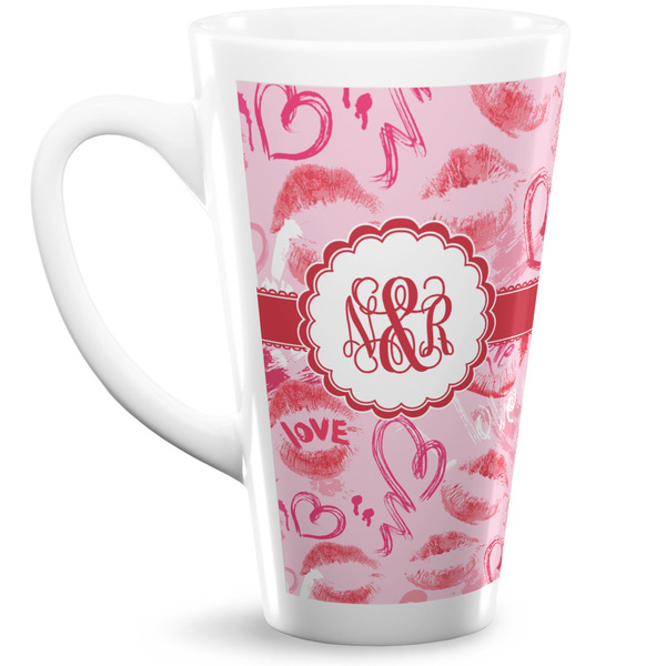 Custom Lips n Hearts Latte Mug (Personalized)