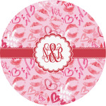 Lips n Hearts Multipurpose Round Labels - 2" (Personalized)