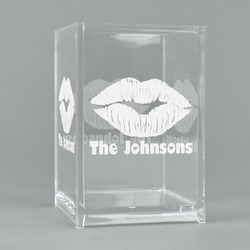 Lips n Hearts Acrylic Pen Holder (Personalized)