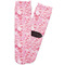 Lips n Hearts Adult Crew Socks - Single Pair - Front and Back