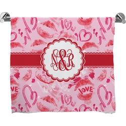 Lips n Hearts Bath Towel (Personalized)