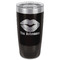 Lips n Hearts Black Polar Camel Tumbler - 20oz - Front