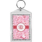 Lips n Hearts Bling Keychain (Personalized)