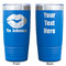 Lips n Hearts Blue Polar Camel Tumbler - 20oz - Double Sided - Approval