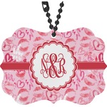 Lips n Hearts Rear View Mirror Decor (Personalized)