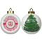 Lips n Hearts Ceramic Christmas Ornament - X-Mas Tree (APPROVAL)