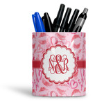 Lips n Hearts Ceramic Pen Holder