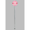 Lips n Hearts Clear Plastic 7" Stir Stick - Round - Single Stick