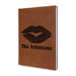 Lips n Hearts Leatherette Journal - Single Sided (Personalized)