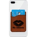 Lips n Hearts Leatherette Phone Wallet (Personalized)