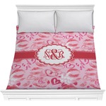 Lips n Hearts Comforter - Full / Queen (Personalized)