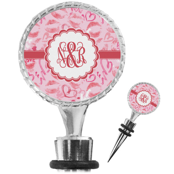 Custom Lips n Hearts Wine Bottle Stopper (Personalized)