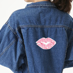 Lips n Hearts Twill Iron On Patch - Custom Shape - X-Large - Set of 4