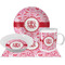 Lips n Hearts Dinner Set - 4 Pc (Personalized)
