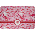 Lips n Hearts Dog Food Mat w/ Couple's Names