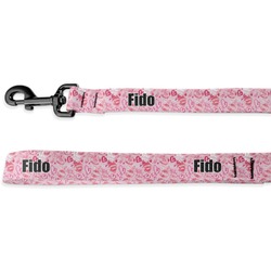 Lips n Hearts Deluxe Dog Leash - 4 ft (Personalized)