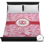 Lips n Hearts Duvet Cover - Full / Queen (Personalized)