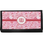 Lips n Hearts Canvas Checkbook Cover (Personalized)